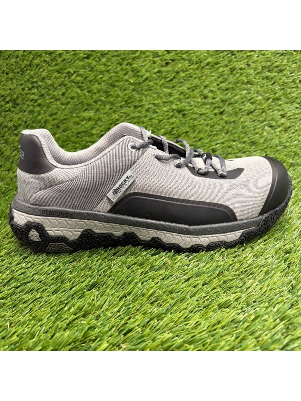 Rocky Rebound SR Sport Womens Size 7 Gray Black Composite Toe Safety Work Shoes